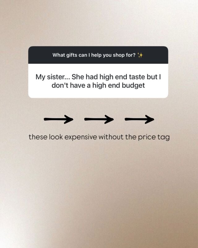 Comment &ldquo;GIFTS PLEASE&rdquo; and I&rsquo;ll send you all of the details on these gifts that look expensive without the price tag 🙌🏼 I hope you have a great day! xx 

Make sure you&rsquo;re following me @stylinbyaylin to receive a DM

#stylinbyaylin #amazonfind #amazongifts #giftideas #giftsforher #founditonamazon #lookexpensive #afforɗablefashion