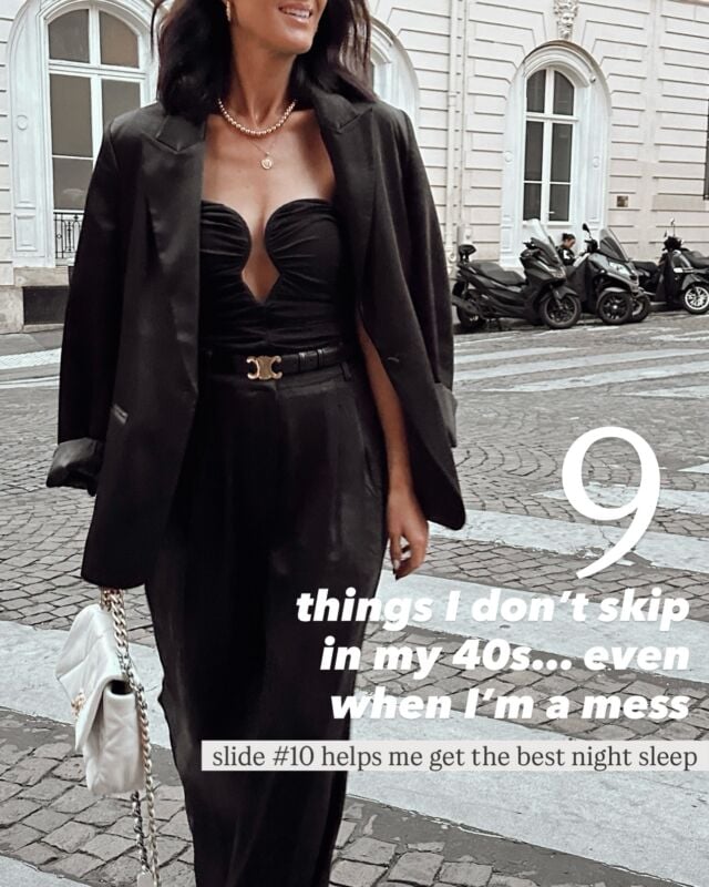 Comment &ldquo;PLEASE SEND&rdquo; and I&rsquo;ll send you a DM with these 9 things I don&rsquo;t skip in my 40s ❤️🙌🏼 &hellip; even when I&rsquo;m a mess 😅 What&rsquo;s something you don&rsquo;t skip in your routine? Would love to know in the comments below xx 

#stylinbyaylin #inmy40s #routines #skincareroutine