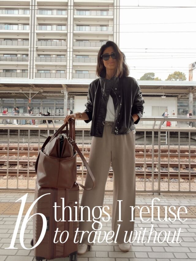Comment &ldquo;TRAVEL&rdquo; and I&rsquo;ll send you all of the details to the 16 things I refuse to travel without ❤️✈️ What is something that&rsquo;s always included in your packing list? Would love to know in the comments below ⬇️ 

You must be following me @stylinbyaylin to receive a DM 

#stylinbyaylin #travelmusthave #japantrip #amazonmusthave #travelessentials