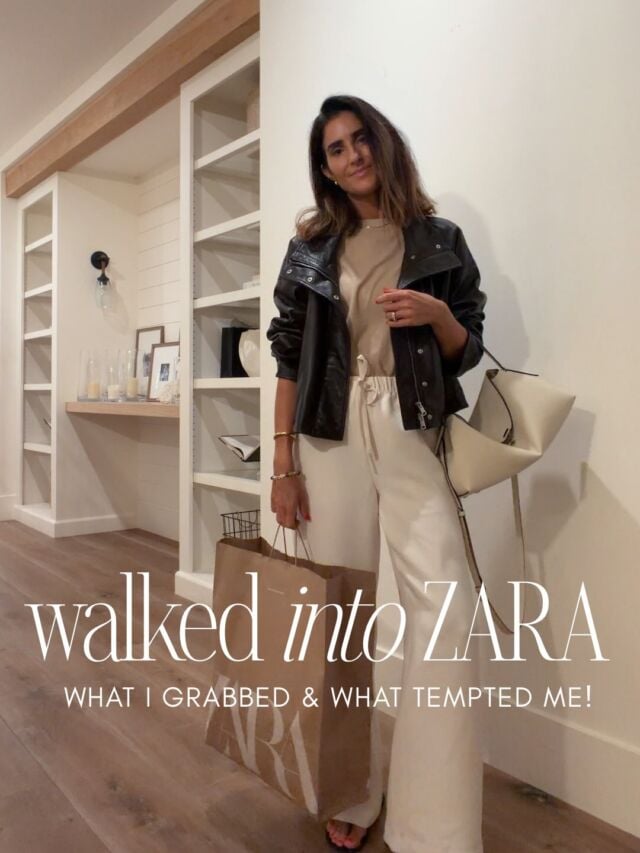 Comment &ldquo;details please &ldquo; and I&rsquo;ll send you my latest Zara finds✨✨. I was so happy with the pieces I found! Please lmk if you have any questions? Xx.  #zarashoes #zarahaul #zarafinds https://liketk.it/6dgta
